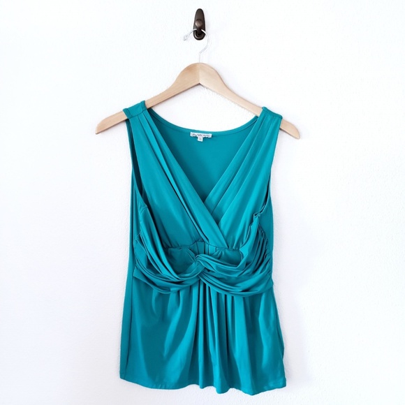 🆓 Charlotte Russe Cross Over Empire Waist Top - Picture 2 of 6